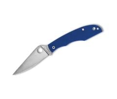 Spyderco Grasshopper G10 Blue PlainEdge Çakı
