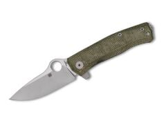 Spyderco SpyMyto Flash Batch Green Micarta PlainEdge Çakı