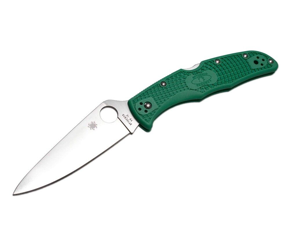 Spyderco Endura Flat Ground Green Çakı
