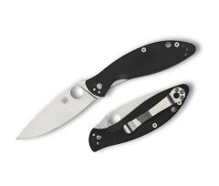 Spyderco Astute Black G-10 PlainEdge Çakı