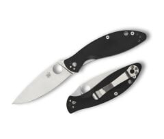 Spyderco Astute Black G-10 PlainEdge Çakı