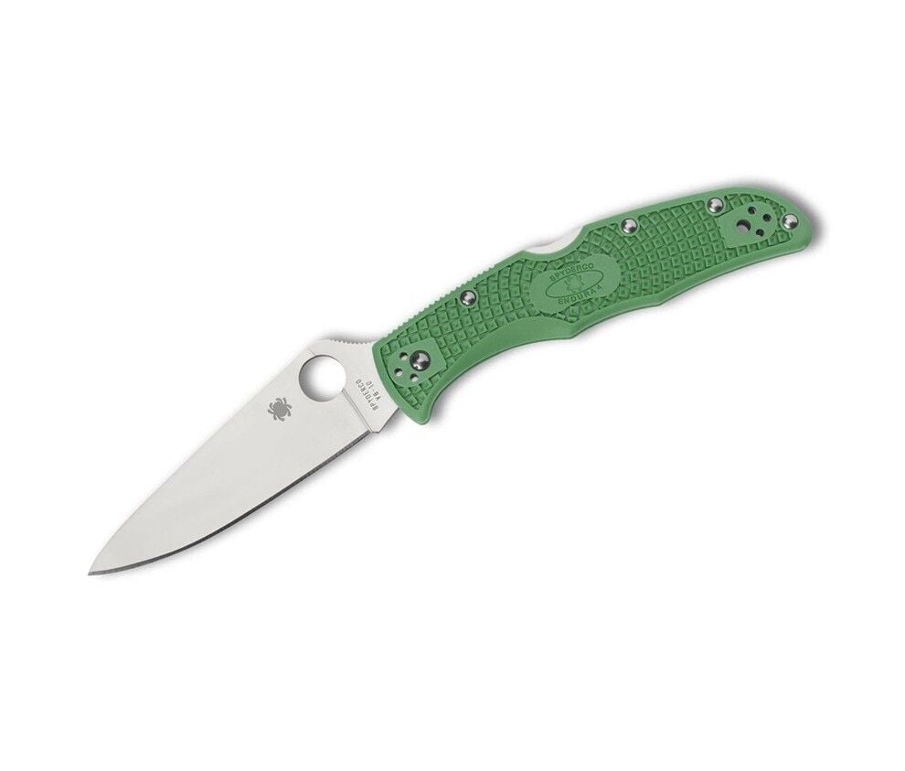 Spyderco Endura Flat Ground Green Çakı
