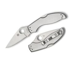 Spyderco UpTern Silver PlainEdge Çakı