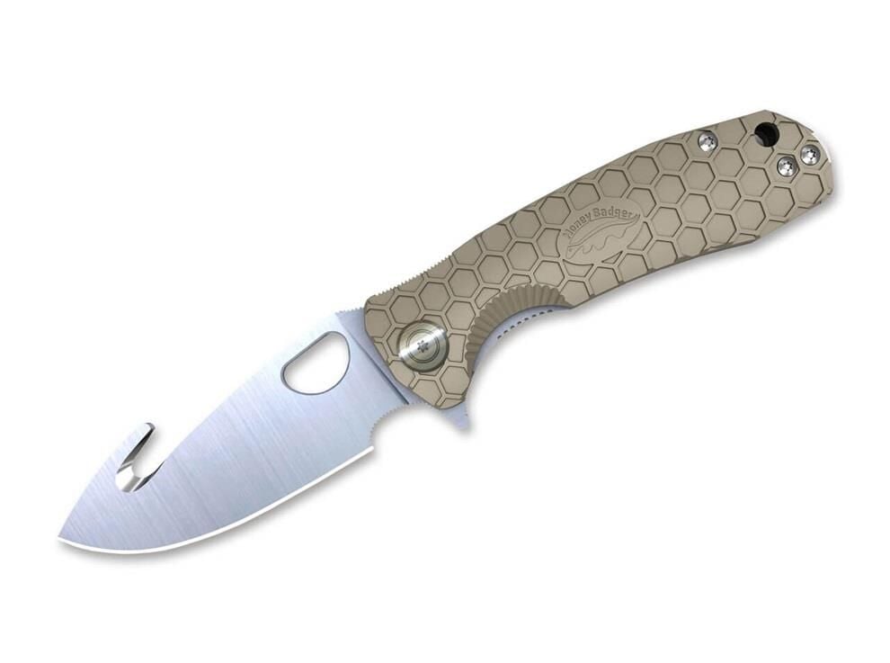 Honey Badger Hook Large Tan Çakı