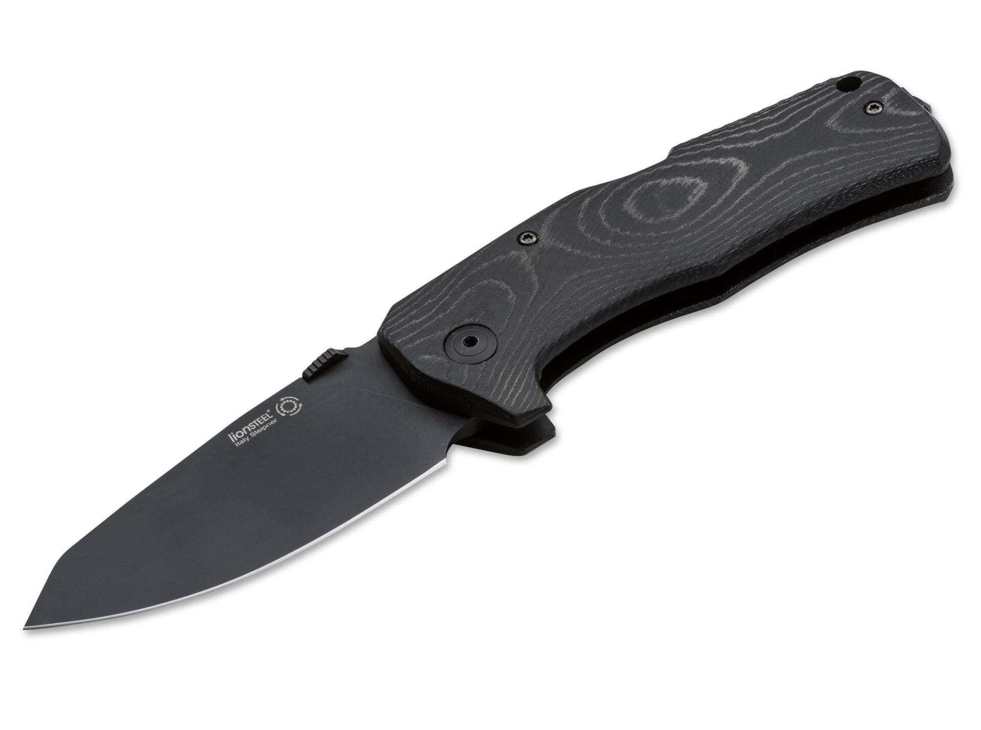 Lionsteel TM1 MB (Siyah Mikarta) Çakı