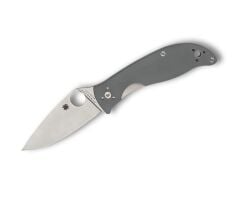 Spyderco Polestar Gray G-10 BD1N PlainEdge Çakı