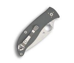 Spyderco Polestar Gray G-10 BD1N PlainEdge Çakı