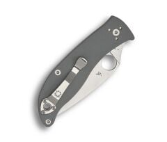 Spyderco Polestar Gray G-10 BD1N PlainEdge Çakı