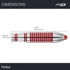 Red Dragon Reflex % 90 Tungsten Çelik Uçlu Dart Oku