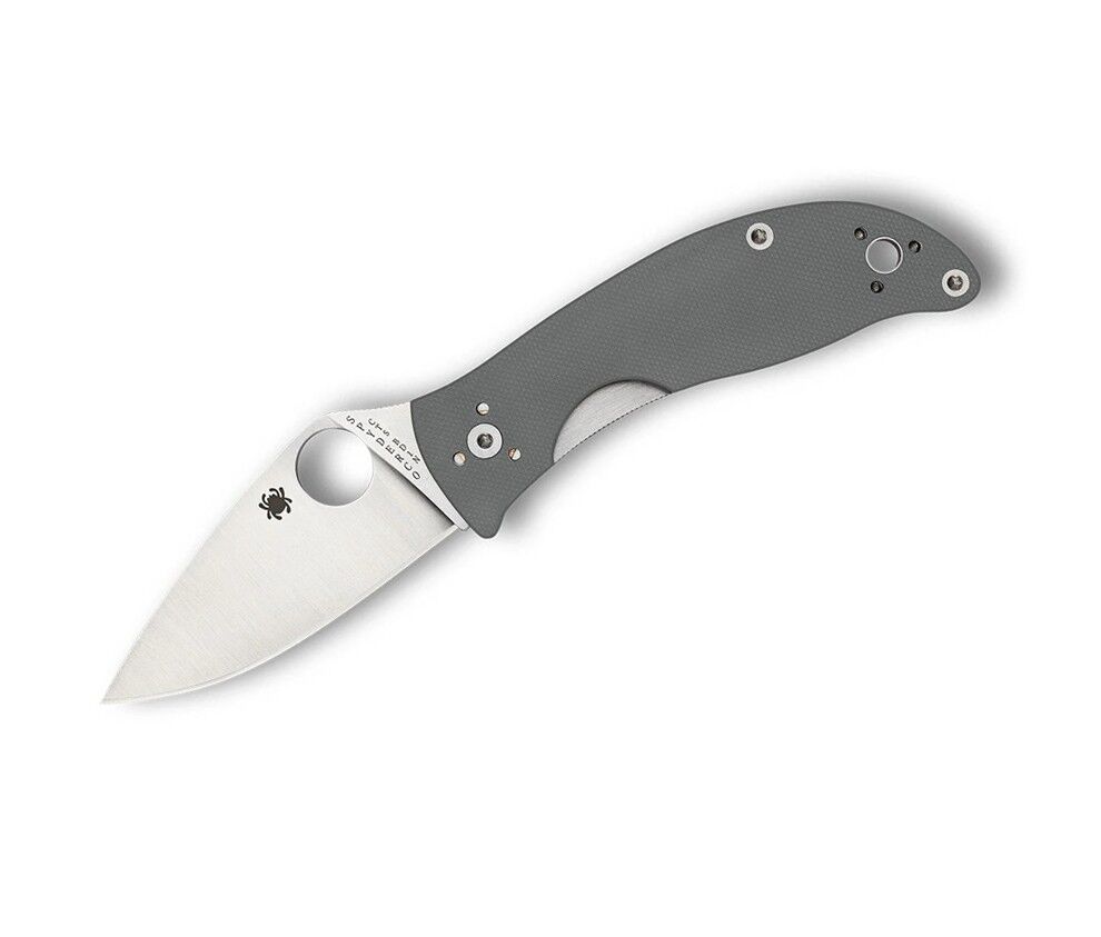 Spyderco Alcyone Gray G-10 BD1N PlainEdge Çakı