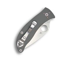 Spyderco Alcyone Gray G-10 BD1N PlainEdge Çakı