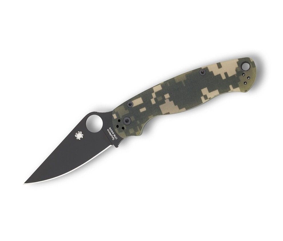 Spyderco Para-Military 2 Digital Camo G10 Black Çakı