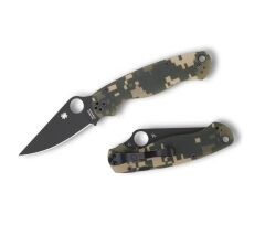 Spyderco Para-Military 2 Digital Camo G10 Black Çakı