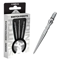 Winmau Switch Grooved Silver Points