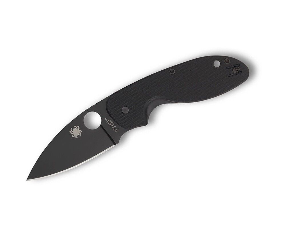 Spyderco Efficient Black G-10 Black Blade PlainEdge Çakı