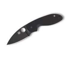 Spyderco Efficient Black G-10 Black Blade PlainEdge Çakı