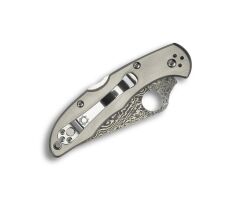 Spyderco Delica 4 Titanium Damascus Çakı