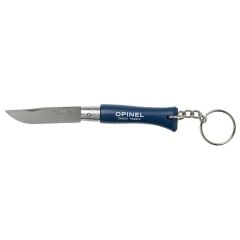 Opinel Inox Anahtarlıklı Çakı No 4 - Koyu Mavi