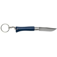 Opinel Inox Anahtarlıklı Çakı No 4 - Koyu Mavi