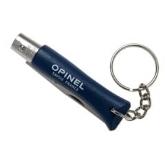 Opinel Inox Anahtarlıklı Çakı No 4 - Koyu Mavi