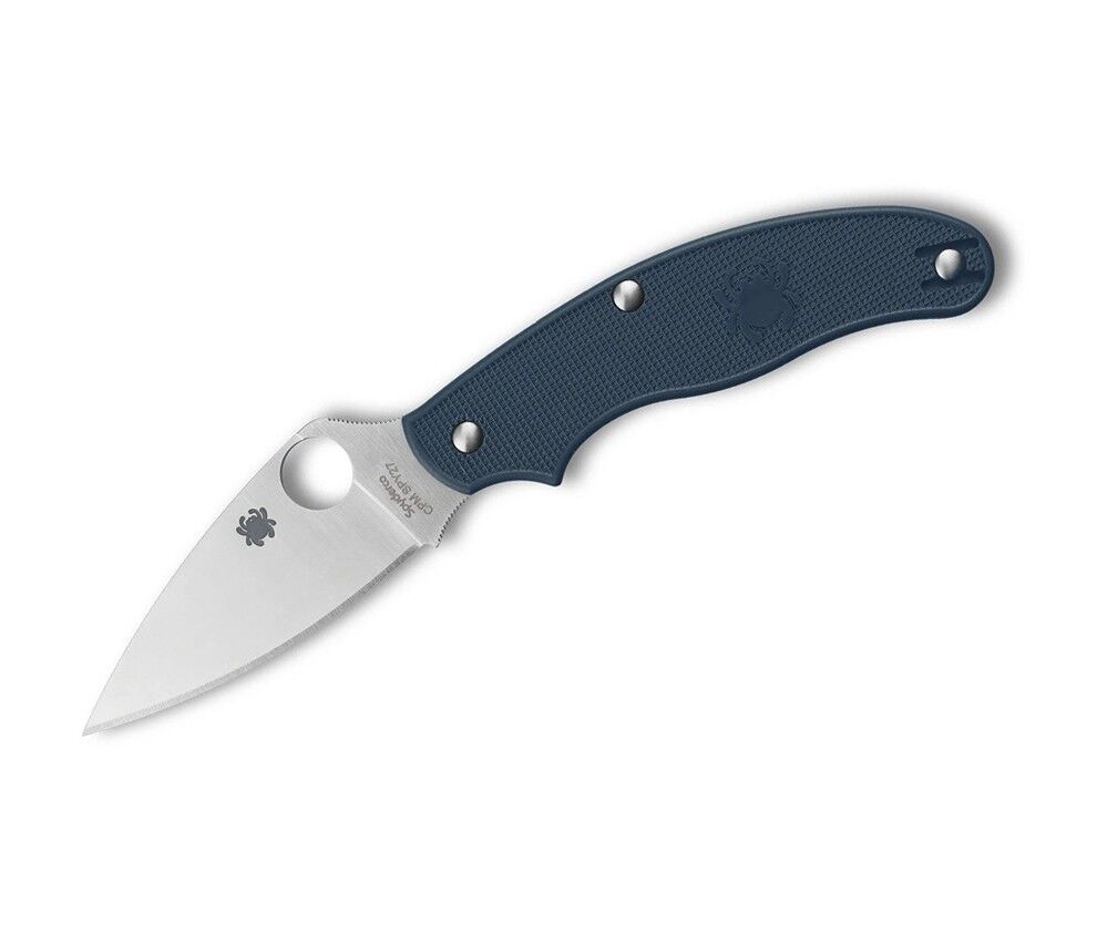 Spyderco UK Penknife Cobalt Blue Lightweight SPY27 Plainedge Çakı