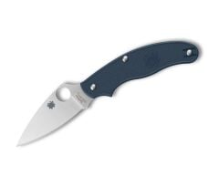 Spyderco UK Penknife Cobalt Blue Lightweight SPY27 Plainedge Çakı