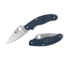 Spyderco UK Penknife Cobalt Blue Lightweight SPY27 Plainedge Çakı