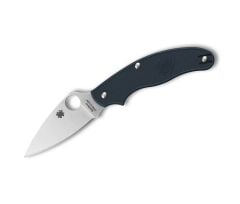 Spyderco Penknife Dark Blue Lightweight CPM S110V Leaf Plainedge Çakı