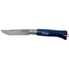 Opinel Inox No 8 Çakı - Koyu Mavi