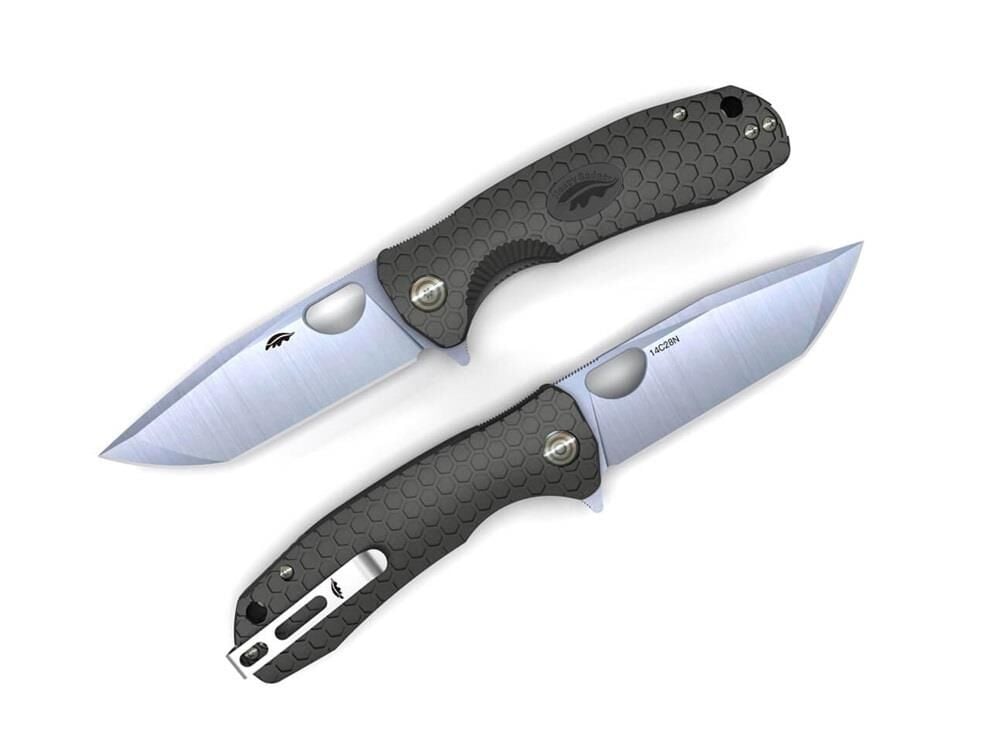 Honey Badger Tanto 14C28N Medium Black Çakı