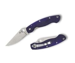 Spyderco Military G10 Dark Blue Çakı