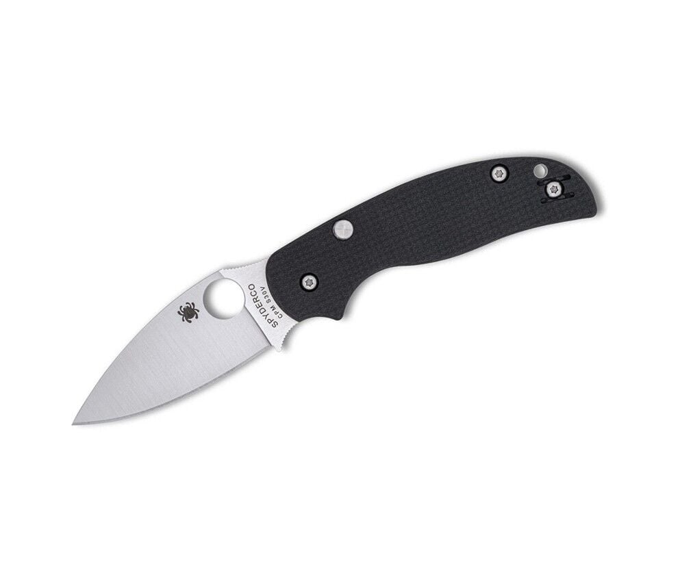 Spyderco Sage 6 Button Compression Lock Carbon Fiber CPM S30V Plainedge Çakı