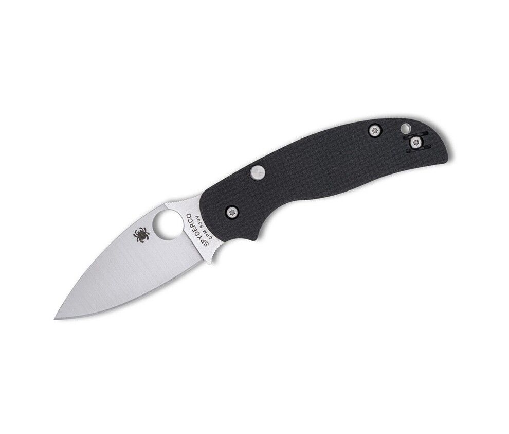 Spyderco Sage 6 Button Compression Lock Carbon Fiber CPM S30V Plainedge Çakı