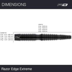 Red Dragon Razor Edge Extreme % 90 Tungsten Çelik Uçlu Dart Oku 23