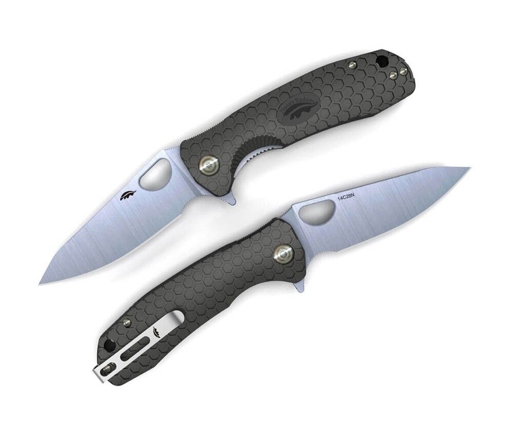 Honey Badger Leaf 14C28N Small Black Çakı