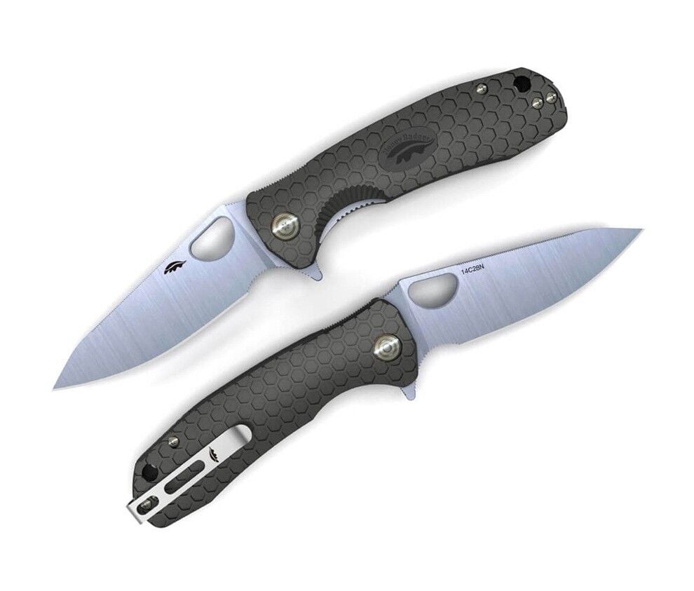 Honey Badger Leaf 14C28N Small Black Çakı