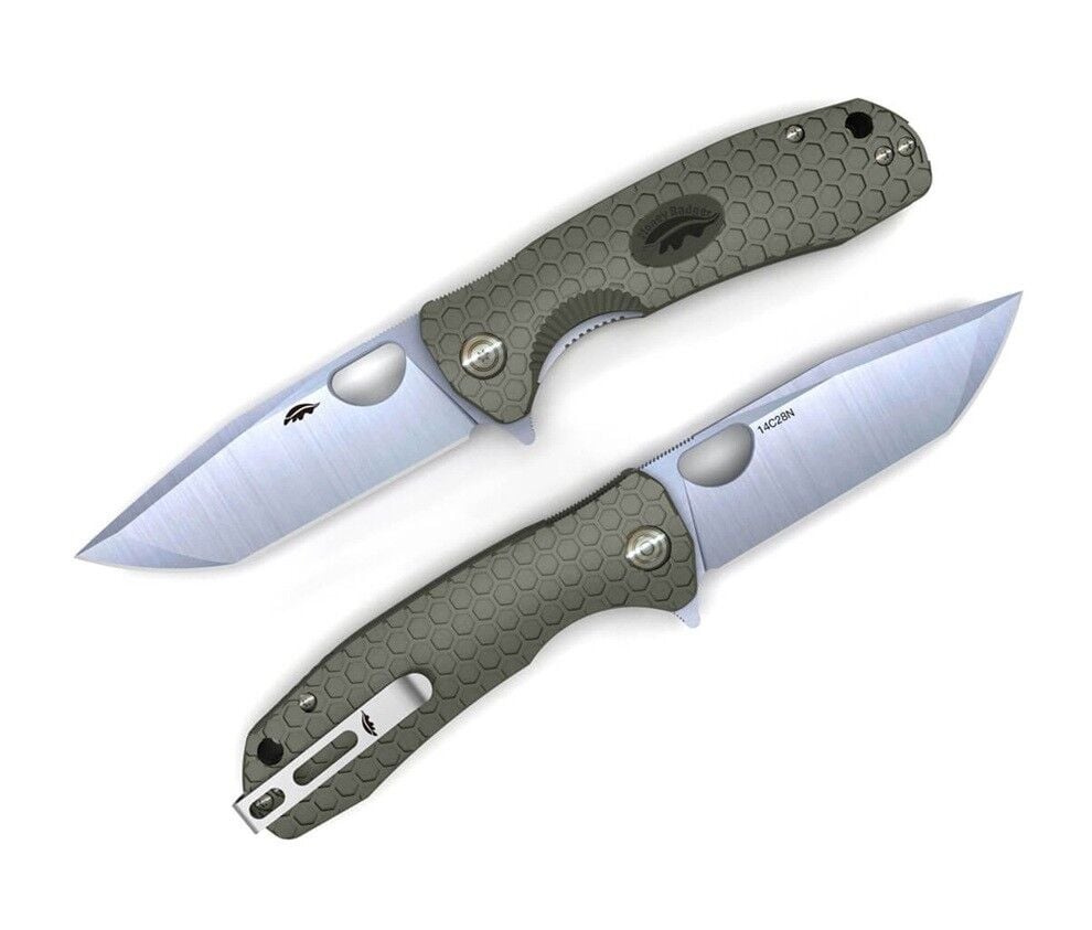 Honey Badger Tanto 14C28N Medium Green Çakı