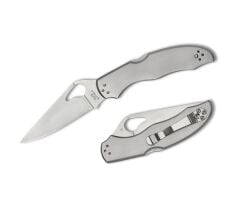 Spyderco Byrd Harrier 2 Satinless Plainedge Çakı