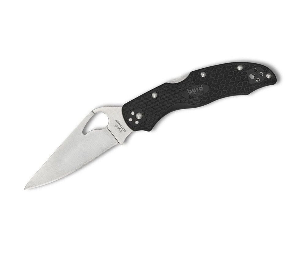 Spyderco Byrd Harrier 2 Black Lightweight  Plainedge Çakı