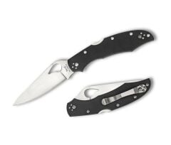 Spyderco Byrd Cara Cara 2 Black G-10 Plainedge Çakı