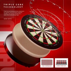 Winmau Blade 360 Triple Core Dart Hedef Tahtası