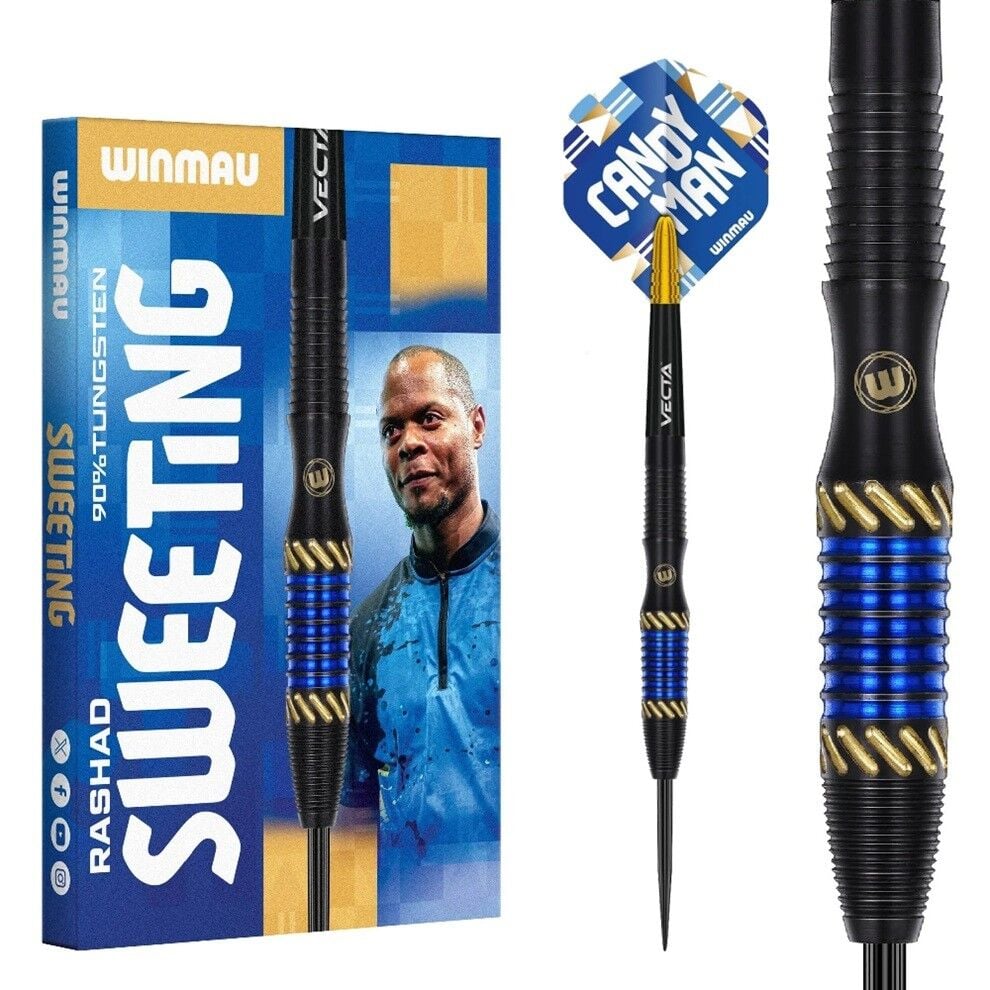 Winmau Rashad Sweeting %90 Tungsten Çelik Uçlu Dart Oku