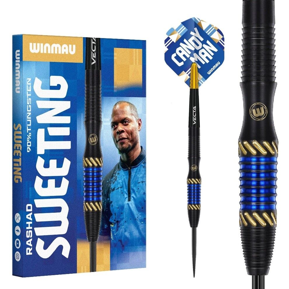 Winmau Rashad Sweeting %90 Tungsten Çelik Uçlu Dart Oku
