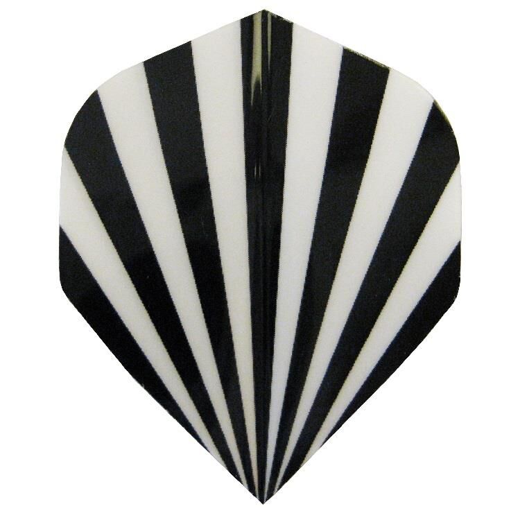 Bora Standart Dart Flights 30 Set Zebra