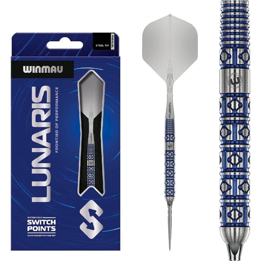 Winmau Lunaris Parallel Switch Points %90 Tungsten Çelik Uçlu Dart Oku