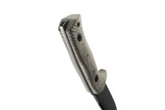 Lionsteel T5 fixed blade tactical knife - Green canvas, black blade Bıçak