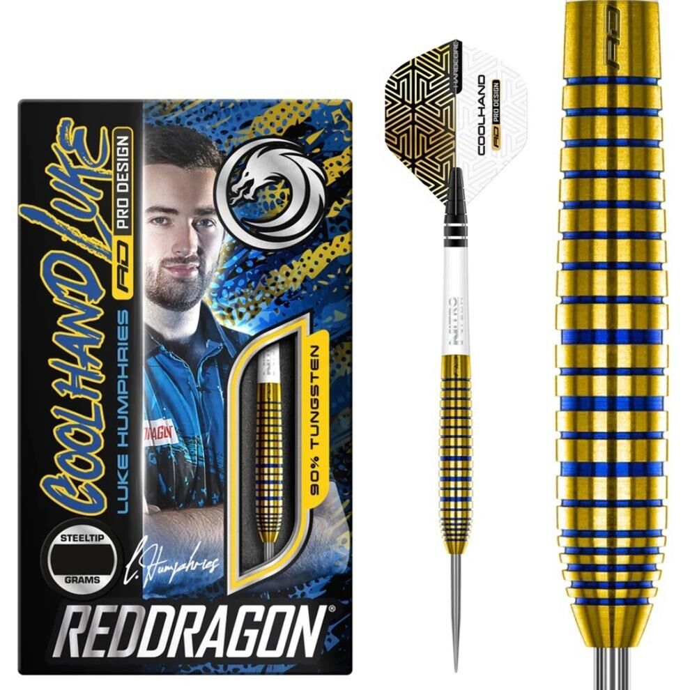 Red Dragon Luke Humphries TX3 Gold SE % 90 Tungsten Çelik Uçlu Dart Oku