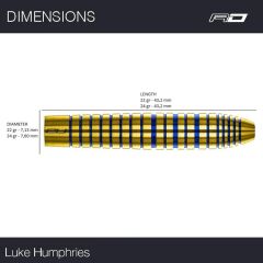 Red Dragon Luke Humphries TX3 Gold SE % 90 Tungsten Çelik Uçlu Dart Oku