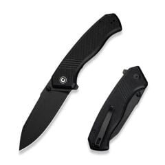 Civivi Placoid Flipper & Thumb Stud Knife Black G10 Handle Çakı