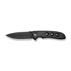 Civivi Hyperpulse Flipper & Thumb Stud & Button Lock Knife Black Aluminum Handle Çakı